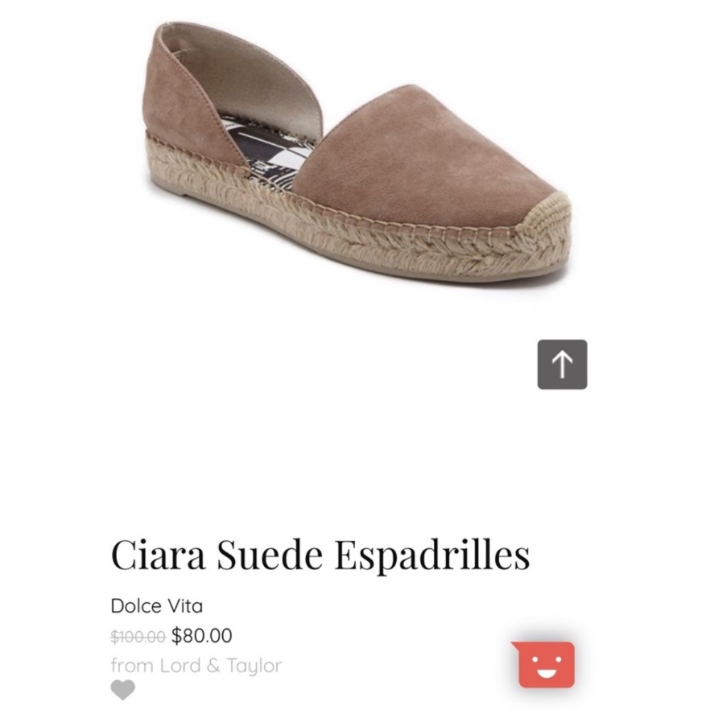 Like New black Dolce Vita Espadrilles size 8!